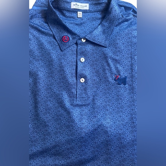Scotty Cameron Other - SCOTTY CAMERON GALLERY Circle T Summer Comfort Wild Bull Skulls Polo XXL Blue